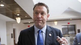 Congressman Trey Radel is seen on Capitol Hill on 3 September 2013
