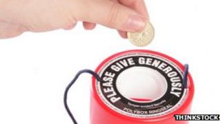 Charity tin