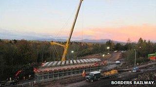 Borders Railway works