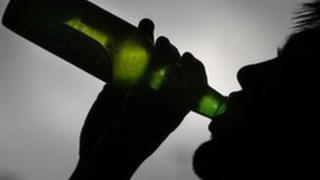 Teenager drinking alcohol generic