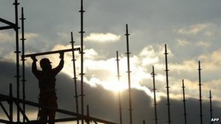 German construction site