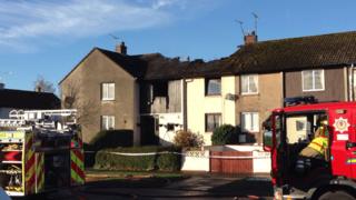 Flats fire