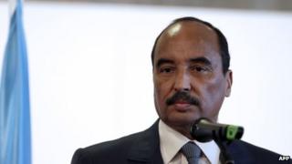 Mauritanian President Mohamed Ould Abdel Aziz (file photo)