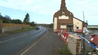 Scene of the crash