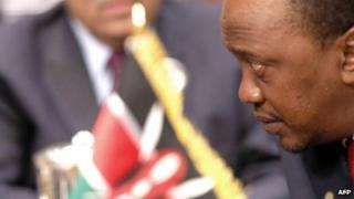 Kenyan President Uhuru Kenyatta pictured on 19 November 2013