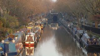 Canal boats in Little Venice
