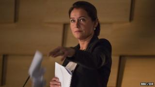 Borgen's Birgitte Nyborg, played by Sidse Babett Knudsen