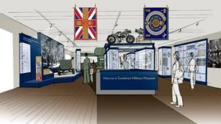 An artist's impression of the new museum