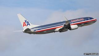 American Airlines plane