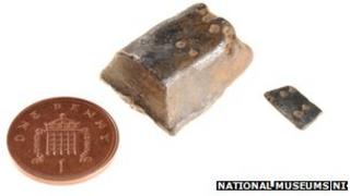 Chunks of silver treasure