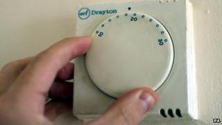 Central heating thermostat