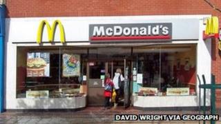 McDonald's on the High Street in Scunthorpe
