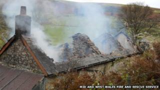 Blaze at Bwlch Y Sarnau
