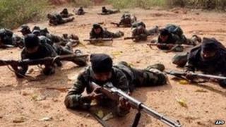Maoist rebels in India