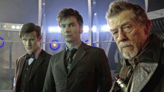 Matt Smith, David Tennant and John Hurt