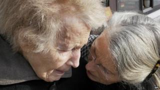 Elderly woman with dementia