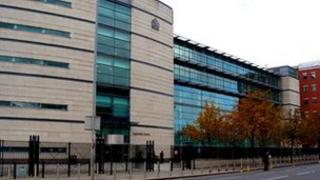 Belfast court complex at Laganside