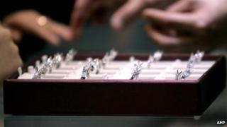 Diamond rings (file image)