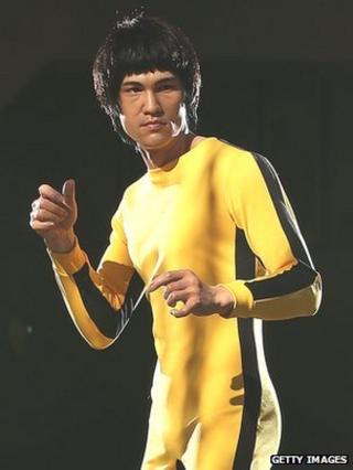 A waxwork of Bruce Lee at Madame Tussauds in Sydney