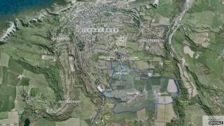 Area proposed for development