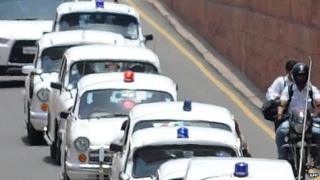 India VIP convoy