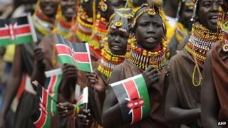 Dancers in Nairobi (December 2012)