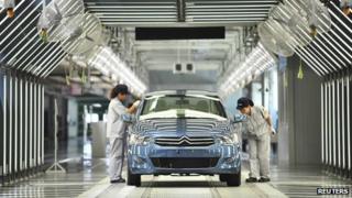 Peugeot-Dongfeng factory in Wuhan