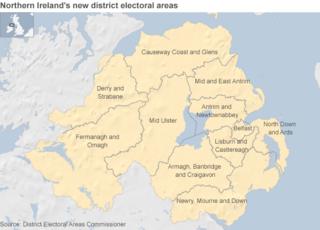 Northern Ireland’s new super council boundaries map