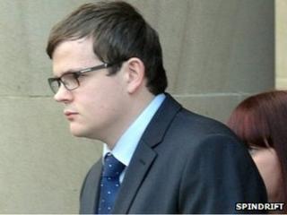 Craig Tilbury leaves the High Court in Glasgow