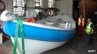 Restoration work on the Tyne Lifeboat