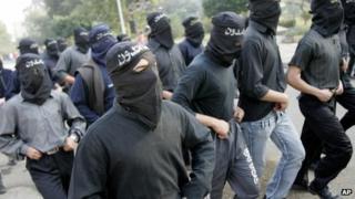 Student supporters of Muslim Brotherhood in Cairo. File photo