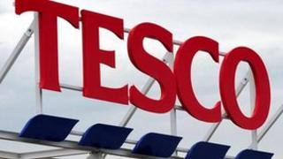 Tesco sign