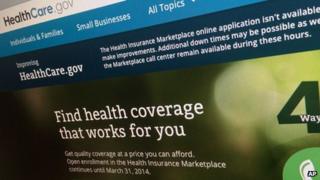 Healthcare.gov website