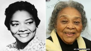 Juanita Moore in 1960 and 2009