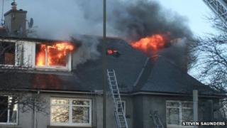 Hutchison Terrace fire