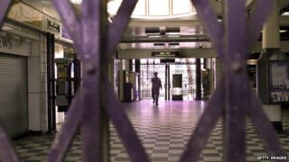 Inside Embankment Station