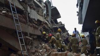 Site of collapse in Canacona, 4 Jan