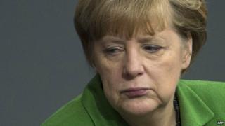 German Chancellor Angela Merkel - file pic