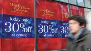 M&S shop front