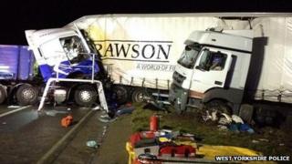 Lorry crash