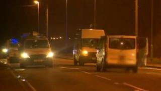 Scene of the accident at Thurlby