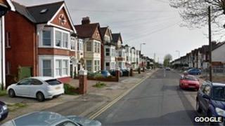 View down Valkyrie Road, Westcliff