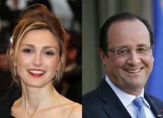 Julie Gayet and Francois Hollande
