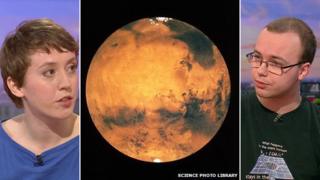 The planet Mars betwixt Hannah Earnshaw and Ryan MacDonald