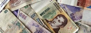 Argentina bank notes