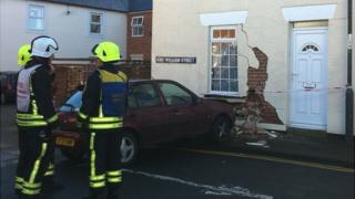 The accident scene