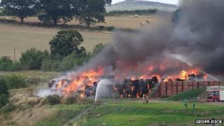 Warehouse fire
