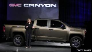 Mary Barra at the Detroit Motor Show