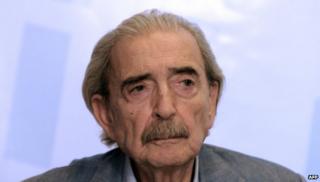Argentine poet Juan Gelman in 2012