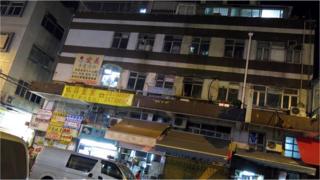 Exterior of a mostly-deserted shopping mall in Hong Kong's Yuen Long district, 17 Jan 2014, where a group of secret brothels run by a triad gang were raided by the police.